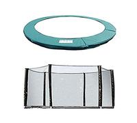Greenbay Trampoline Replacement Safety Spring Cover Padding Pad + Safety Net Enclosure Surround 8FT Green