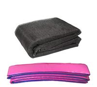 Greenbay Trampoline Replacement Spring Cover Padding Pad & Safety Net Enclosure Surround Bundle 10FT Pink for 6 poles Trampoline