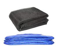Green Bay Trampoline Replacement Spring Cover Padding Pad & Safety Net Enclosure Surround Bundle 13FT Blue