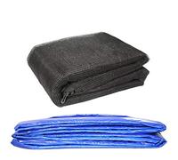 Greenbay Trampoline Replacement Spring Cover Padding Pad & Safety Net Enclosure Surround Bundle 6FT Blue