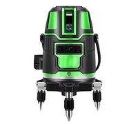 Green Beam Laser Level, Automatic Self-Leveling Laser Four Vertical and One Horizontal Lines with Down Plumb Dot, 2/3/5 Lines, Tilt & Outdoor Mode (Super Bright),A