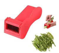 Green Bean Slicer, Bean Slicer Cutter, Multifunction Bean Slicer, Stainless Steel Bean Cutter Green Beans String Bean Slicer, Bean Grater Fruit Cutter Kitchen Supplies Beans Cutting Tool