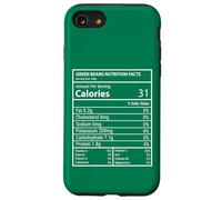 Green Beans Nutrition Facts Panel Minimal Typography Design Case for iPhone SE (2020) / 7/8