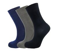 Green Bear Unisex Bamboo Socks Multi Colour Pack 6-8 - Cushioned Sole - Soft & Antibacterial - 3 Pack
