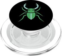 Green Beetle Strong and Clear PopSockets PopGrip for MagSafe