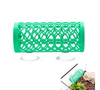Green Betta Tunnel, Betta Cave with Suction Cups, Bettas Tank Accessories, Safe Aquarium Decor for Small Fish & Shrimp, Small Fish Toys Play Area