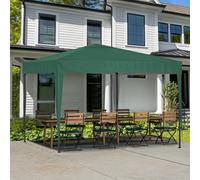 (Green) Birchtree Waterproof Pop Up Garden Gazebo - 3 x 3m