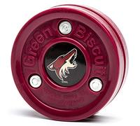 Green Biscuit NHL Teams Original Passing/Handling Training Puck (Arizona Coyotes) - Off-Ice/Street Hockey Puck
