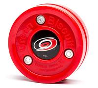 Green Biscuit NHL Teams Original Passing/Handling Training Puck (Carolina Hurricanes) - Off-Ice/Street Hockey Puck