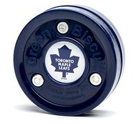 Green Biscuit NHL Teams Original Passing/Handling Training Puck (Toronto Maple Leafs) - Off-Ice/Street Hockey Puck