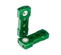 Green Black 1 1/8'' Motocross Handlebar Riser Bar Mount Handle Clamp Universal 28mm 22mm For Hon&da For Arctic Cat Snowmobile Handlebar Risers