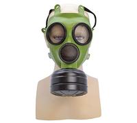 Green & Black Gas Mask, 1 Pc. - Realistic Design, Perfect Accessory for Outdoor Events, Military, Cosplay, 1940s Themed Parties & More Halloween Halloween