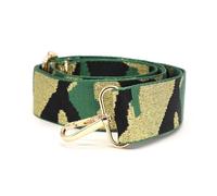 Green Black Gold Camouflage Bag Strap - Wide, Adjustable Shoulder Straps for Handbag or Crossbody - Stylish Replacement to Elevate Your Accessories