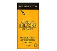 Green & Blacks | Milk Chocolate & Butterscotch | 1 x 90g