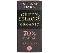 Green & Black's Organic 70% Dark Chocolate Bar 90g - Richer and Creamier Taste