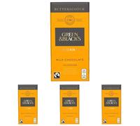 Green & Black's Organic Butterscotch Milk Chocolate Bar, 37% Cocoa, 90 g (Pack of 4)