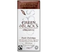 Green & BLACK'S Organic Cooking Chocolate Dark 150g (Pack of 15)