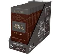 Green & Black's Organic Dark Chocolate Bar, 70% Cocoa, Rich & Intense, 90 g (Pack of 15)