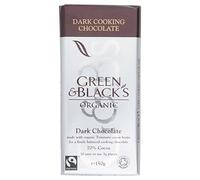 Green & Black's Organic Dark Cooking Chocolate, 70% Cocoa, 150 g (Pack of 6)