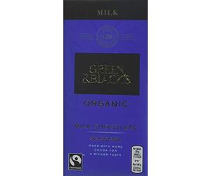 GREEN & BLACK'S Organic Milk Chocolate Bar 90g (PACK OF 5)