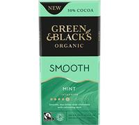 Green & Black's Organic Smooth Mint Chocolate, 50% Cocoa (Pack Of 1) Twisty And Tasty Treat Gift Hamper, Birthday Present, Chirstmas, Easter, Thank You Gift