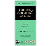 Green & Black's Organic Smooth Mint Chocolate Bar, 50% Cocoa, 90g (Pack of 1)