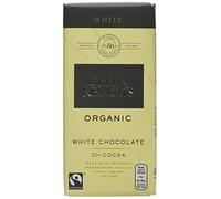 Green & Black's Organic White Chocolate Bar, Creamy Cocoa Butter and Fragrant Madagascan Vanilla, 30% Cocoa, 90g
