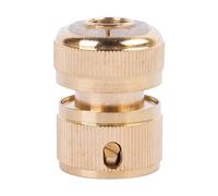 Green Blade 1x Brass 1/2'' Brass Hose End Connector - Outdoor Garden Hosepipe Pipe Water Tap Fittings Male Female Connection Adapter Kit
