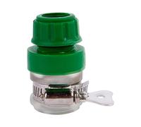 Green Blade 1x Green Standard Hose to Tap Connector - Outdoor Garden Hosepipe Pipe Water Tap Fittings Male Female Connection Adapter Kit