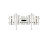 Green Blade 4Pc White Picket Fencing Set