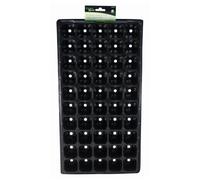 Green Blade 1x 50 Cell Black Seed Tray - Plastic Garden Greenhouse Plant Seedling Growing Planting Potting Germination Propagator Starter Kit