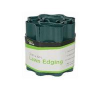 Green Blade Flexible Plastic Lawn Edging - 12cm x 6m - Green Green Blade Green