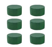 Green Block for Artificial Flowers - Round Florist Foam for Arrangements, Decorative Flower Base | Ideal for Home Wedding Hotel DIY Floral Displays