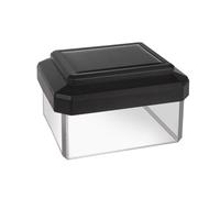 GreenBlue GB125 Solar Lamp Fence Post Garden Light with Twilight Sensor Warm White 4000K LED Battery (60x40)