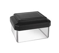 GreenBlue GB125 Solar Lamp Fence Post Garden Light with Twilight Sensor Warm White 4000K LED Battery (60x40)