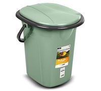 Travel Toilet Bucket 19L Portable WC Camping Festival Lid Durable Handle 130kg