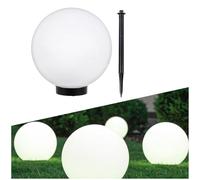Green Blue Solar LED Light Garden Freestanding Lamp Ball Round White Multicolor (White 1 pcs - 25cm)