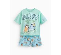 Green Bluey Print Shortie Pyjamas 4-5 years