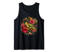 Green Body Tree Frog Rainforest Amphibian Red Eyed Tree Frog Tank Top