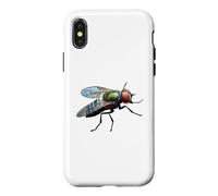 Green Bottle Fly Macro Insect Entomology Nature Science Case for iPhone X/XS