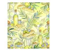 Green Bow Olive Magnetic Dishwasher Cover