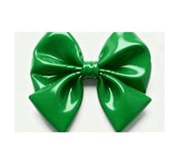 Green Bow Placemats 30x45cm Linen Heat Resistant Placemats Waterproof Table Place Mats Washable Wipeable Outdoor Placemat for Kitchen Dining Room Table Decorations