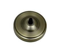 Green Brass 108mm Ceiling Light Fitting Plate for Vintage Pendent Lights 108mm Single Point Metal Canopy Cover Antique Side Fitting Ceiling Rose with Accessories for Home Hanging Ceiling Wall Lamp