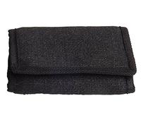 Green Breeze Imports Natural Abaca Fiber Large Wallet, Black, L, Slim Wallet