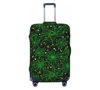 green bright spiders web star Travel Luggage Covers - Elasticity Suitcase Covers Protector for Luggage 18-32 Inch