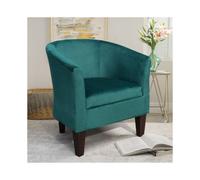 (Green) Brushed Velvet Tub Chair
