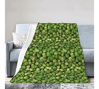 Green Brussel Sprout Print Blanket Warm Flannel Fleece Plush Soft Sofa Throw Blanket As Bed Cover/Bed Sheets 150 X 200 cm