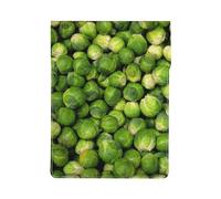 Green Brussel Sprout Print, PU Leather Laptop Sleeve, Notebook Bag Laptop Case Sleeve Tablet Briefcase