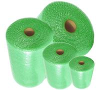 Green Bubble Wrap Rolls Small Air Protective Eco Bubble Cushioning Wrap for Moving House, Fragile Items, Shipping & Storage (2, 300mm x 100m)