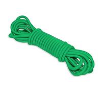 Green Bungee Cord - 5 m / 16 ft of 6 mm Bungee Rope, Shock Cord, Bungee Strap, Elastic Rope, Tie Down - UV Resistant, Stretch at least 100%, Universal Use, Parallel Rubber Cores